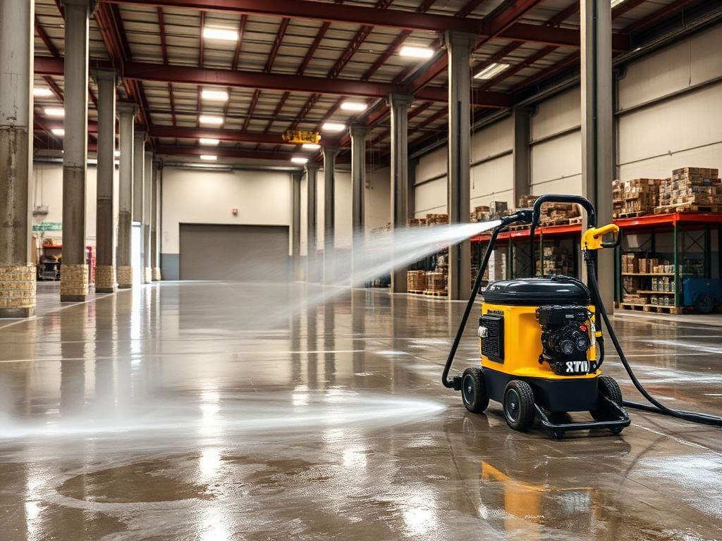 Recent power washing job